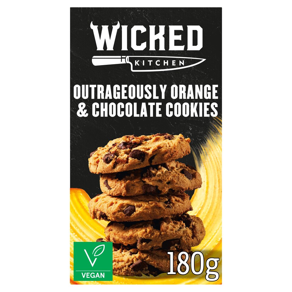 Wicked Kitchen Outrageously Orange & Chocolate Cookies 180G
