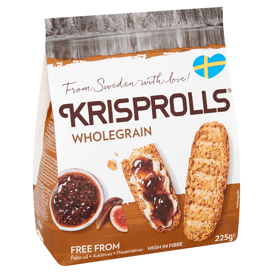 Pagen Wholegrain Krisprolls 225G