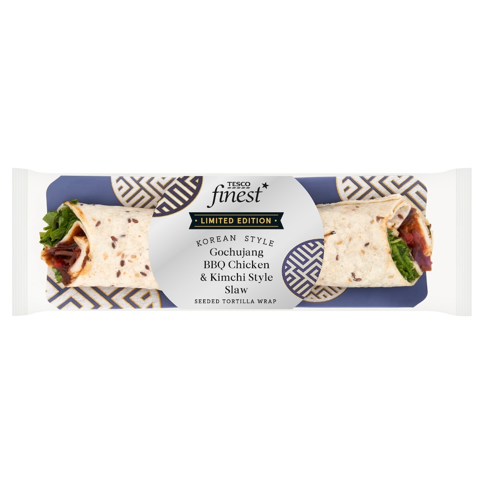 Tesco Finest Korean Style Gochujang BBQ Chicken & Kimchi Style Slaw Wrap