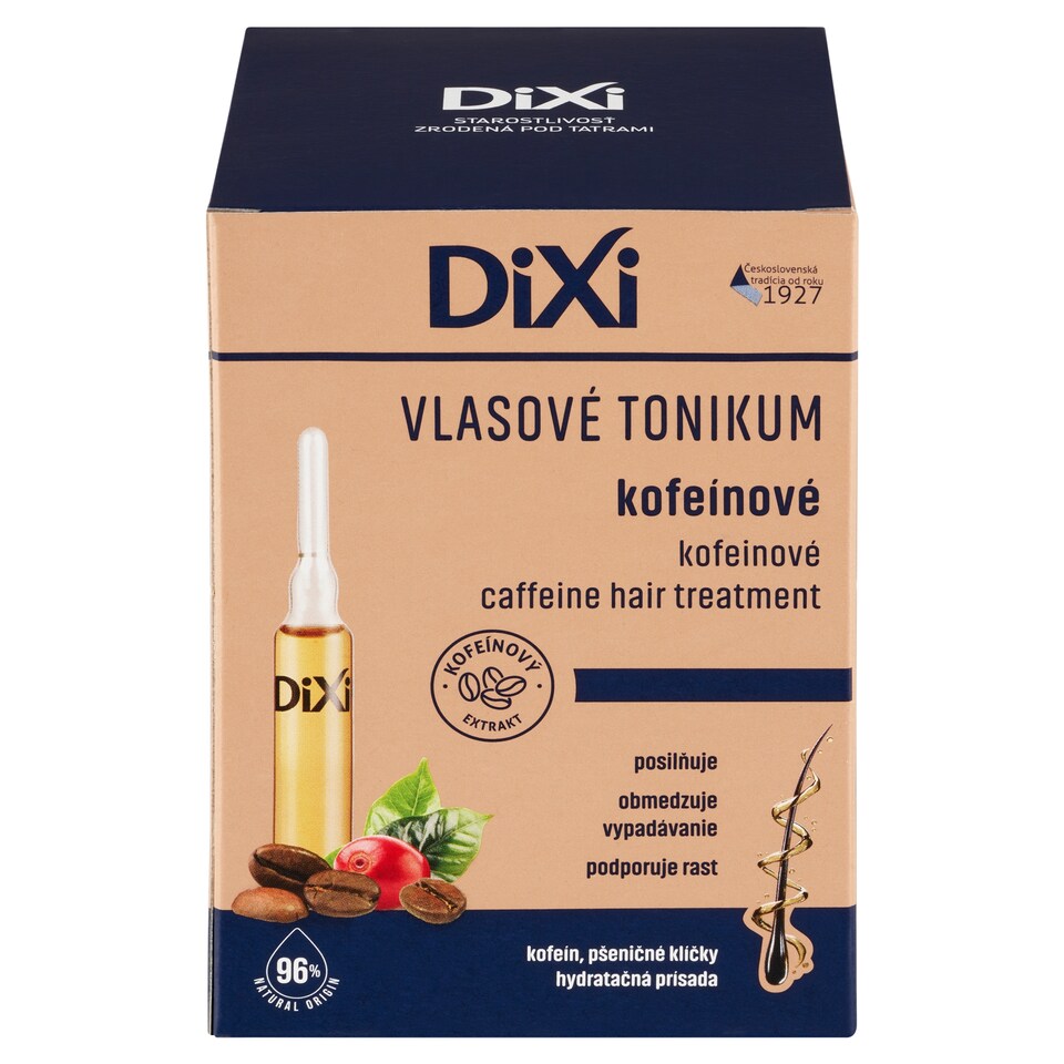 obrázok 1 z Dixi Kofeínové vlasové tonikum v ampulkách 7 x 10 ml