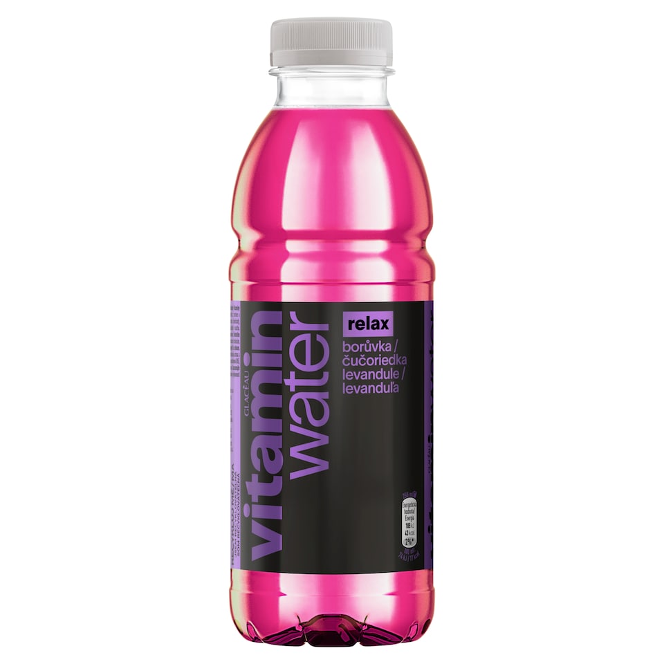 Vitaminwater Relax čučoriedka levanduľa 500 ml