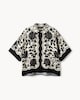 image 5 of F&F Floral Short Sleeved Co-ord Shirt in Multi Black