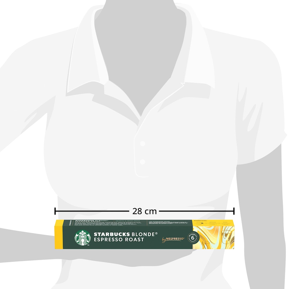 image 1 of Starbucks by Nespresso Blonde Espresso Roast Coffee Pods x10 53g