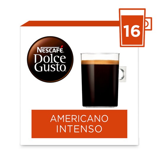 Nescafe Dolce Gusto Americano Intenso Coffee Pods 16S 144G Tesco