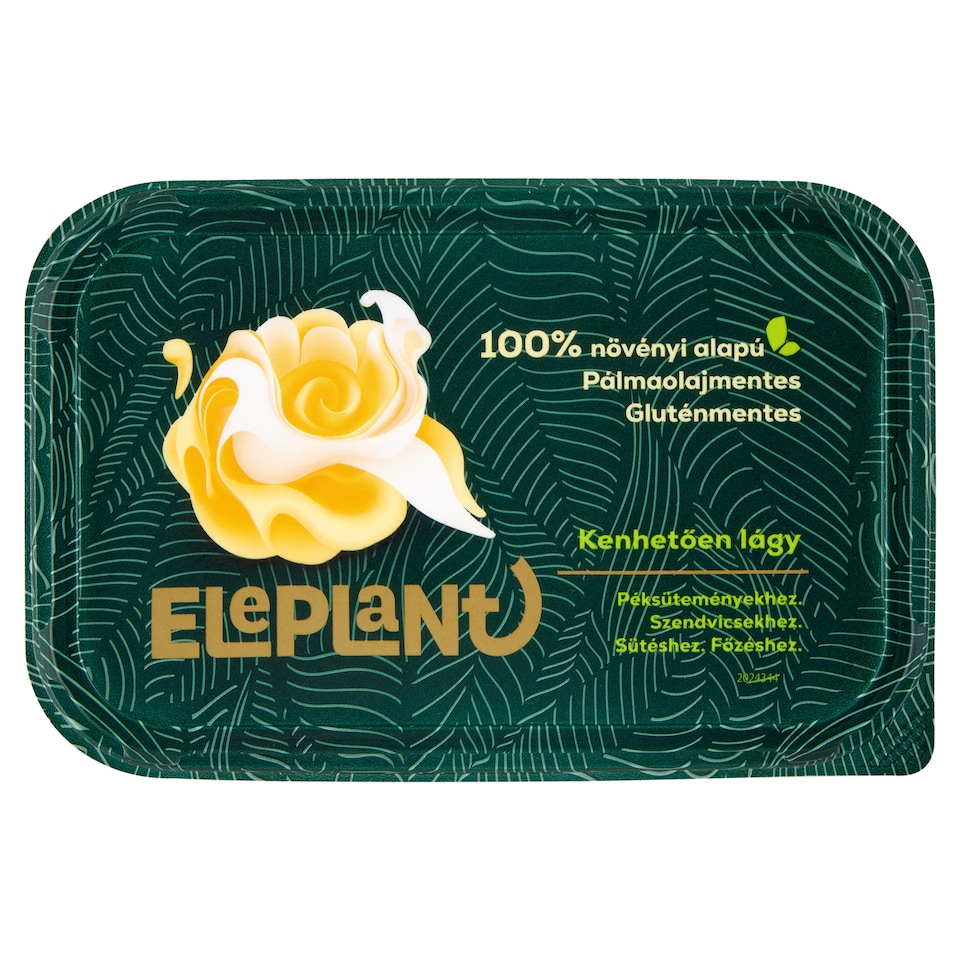 Eleplant 75% zsírtartalmú növényi alapú kenhető zsír 200 g  1. kép