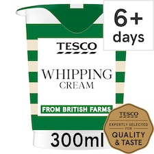 Tesco British Whipping Cream 300Ml