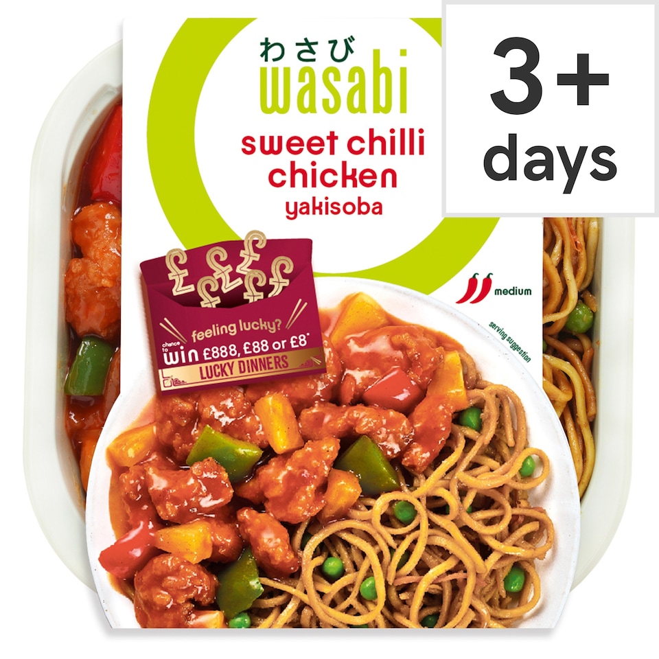 Wasabi Sweet Chilli Chicken Yakisoba Noodles 450G
