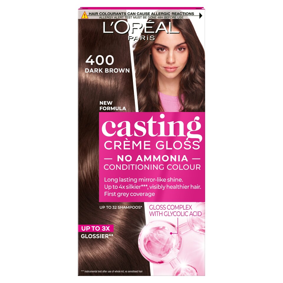 image 1 of L'Oreal Paris Casting Creme Gloss 400 Dark Brown Semi-Permanent Hair Dye