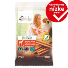 Tesco Pet Specialist Dentálne tyčinky midi 10 ks 270 g