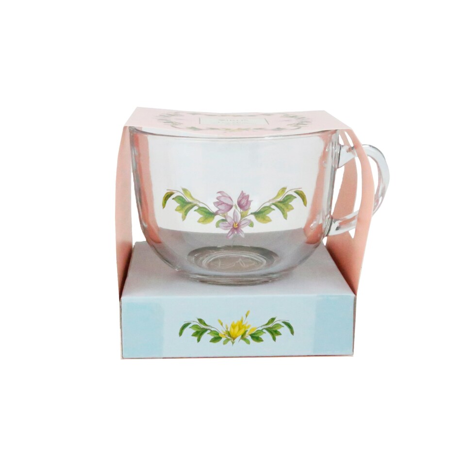 Rhs Glass Tea Cup With Tea Bags Tesco Groceries