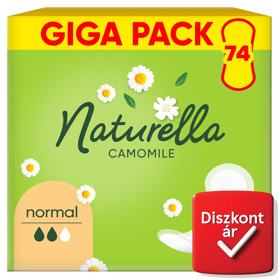 image 1 of Naturella Pantyliners Normal Camomile 4 X74