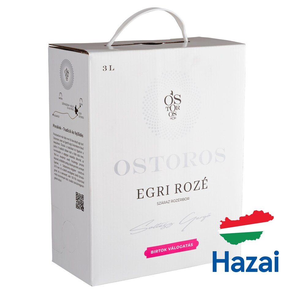 Ostorosbor Bag-In-Box Egri Rozé Dry Rose Wine 12% 3 l