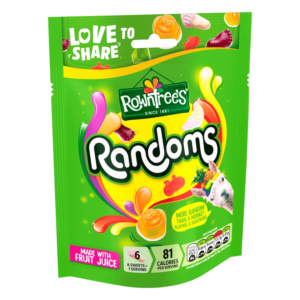 image 1 of Rowntree's Randoms Sweets Sharing Bag 150g