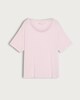 image 4 of F&F Scoop Neck Short Sleeved Pyjama Top in Pink
