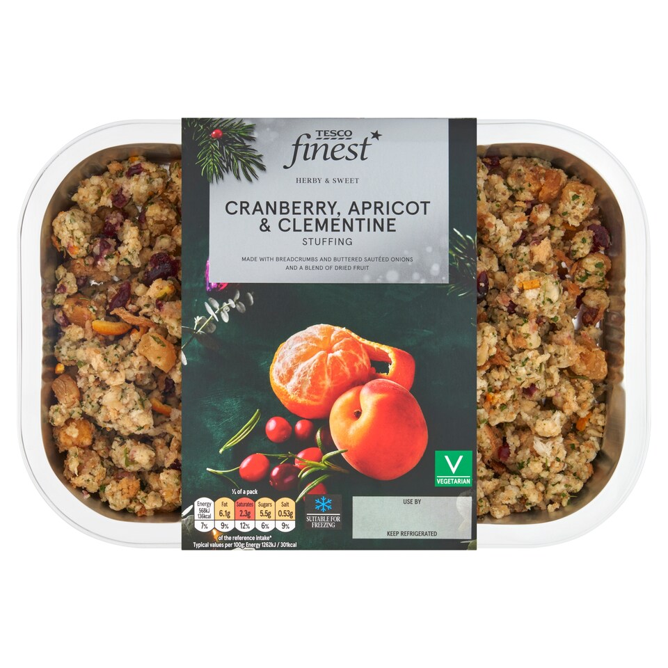 Tesco Finest C/Berry, Apricot & Clementine Stuffing 300G