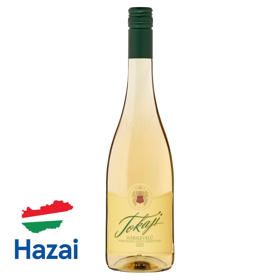 Varga Tokaji Hárslevelű félédes fehérbor 0,75 l