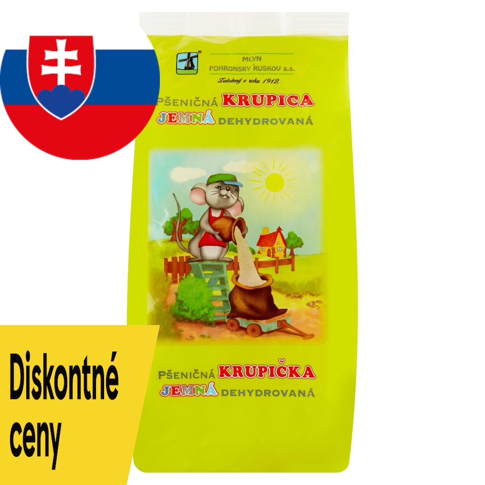 Mlyn Pohronský Ruskov Wheat Meal Fine Dehydrated 500 g
