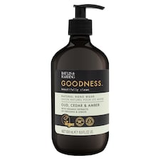 Baylis & Harding Goodness Natural Hand Wash - Oud, Cedar & Amber 500ml