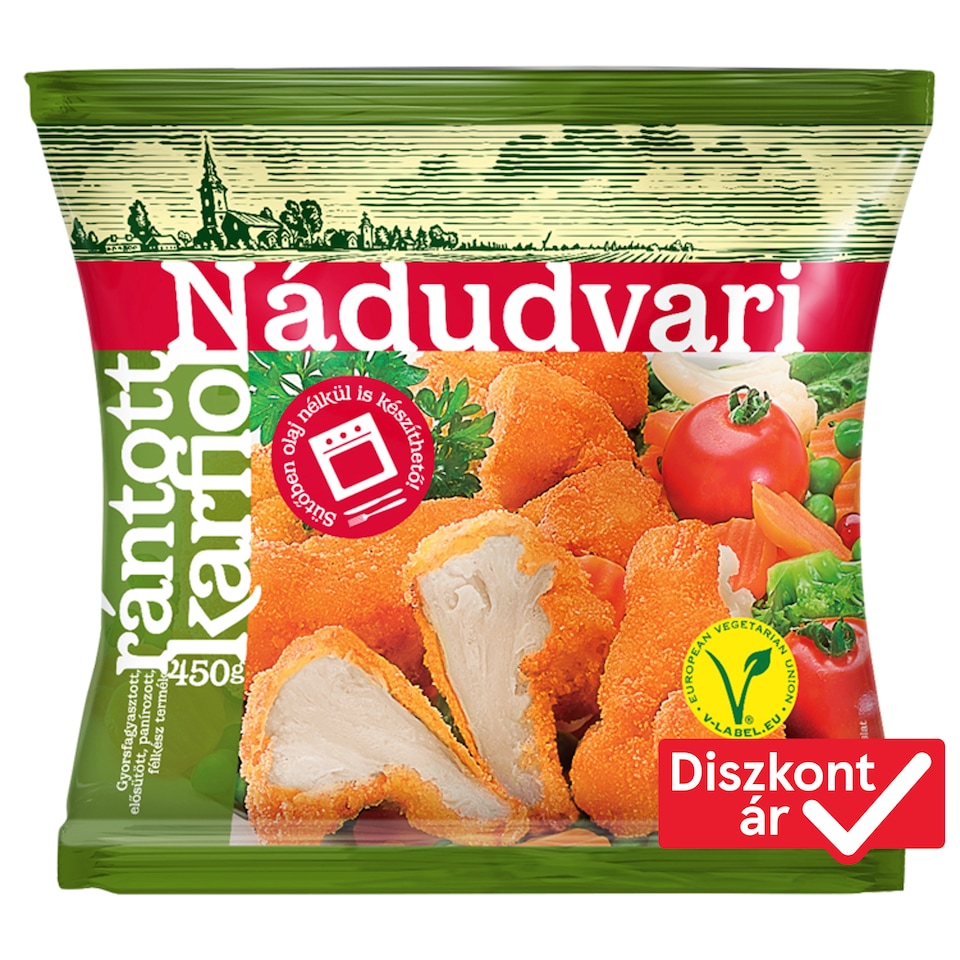 Nádudvari Quick-Frozen Breaded Cauliflower 450 g