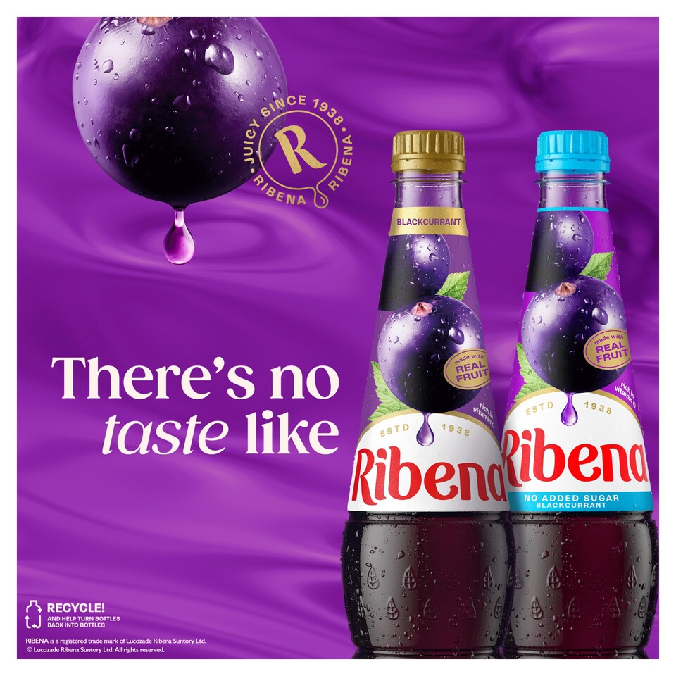 image 1 of Ribena Blackcurrant Squash 1.5L