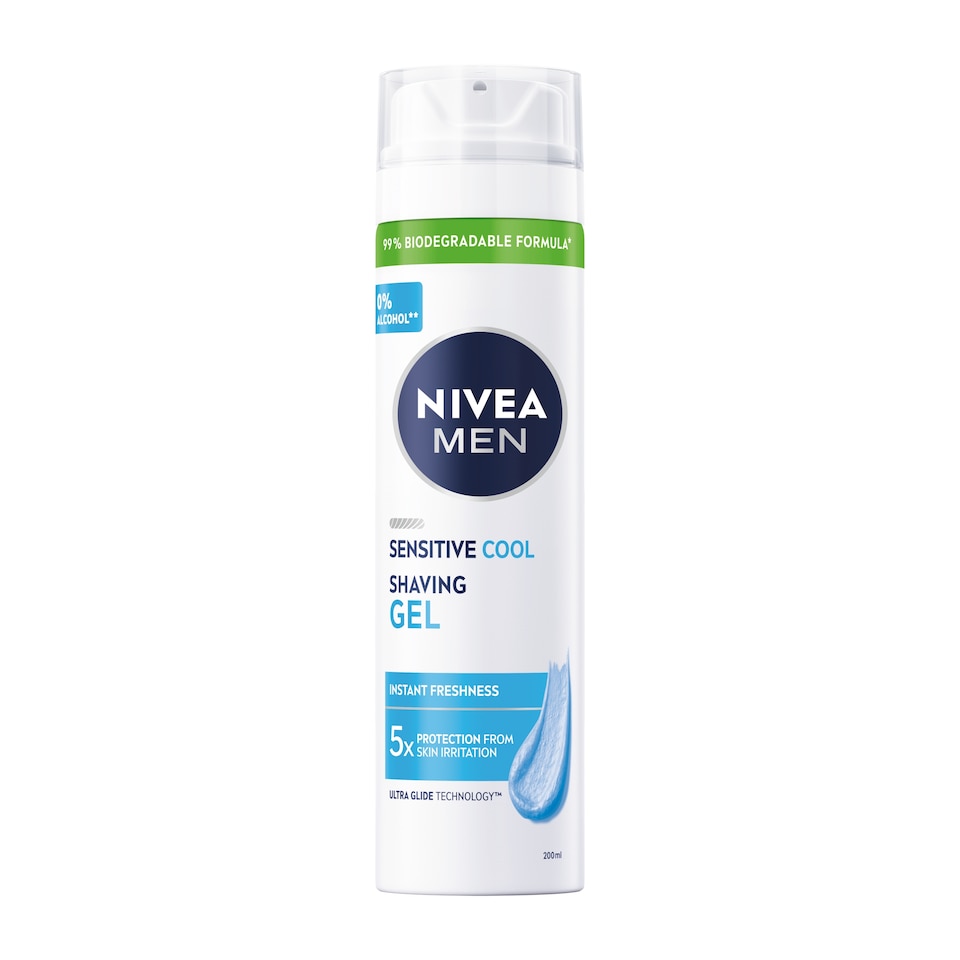 image 1 of NIVEA MEN Sensitive Cooling Shaving Gel 200ml