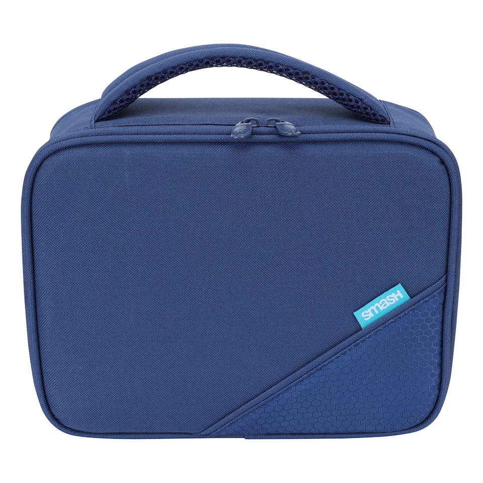 image 1 of Smash Recycled Navy 5 Piece Lunch Bag & Water Bottle Pack