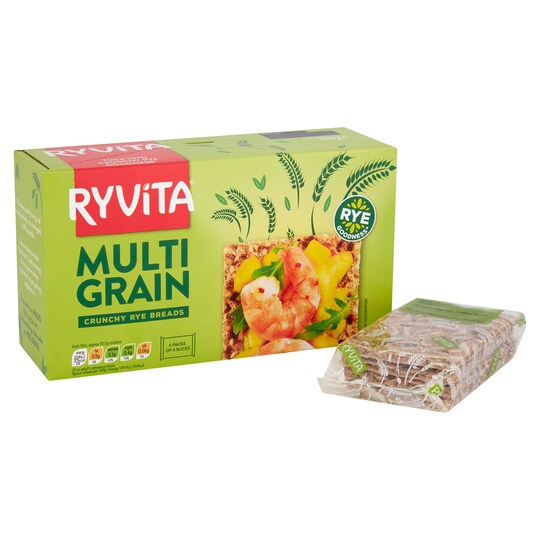 Ryvita Multigrain Rye Bread 250G Tesco Groceries