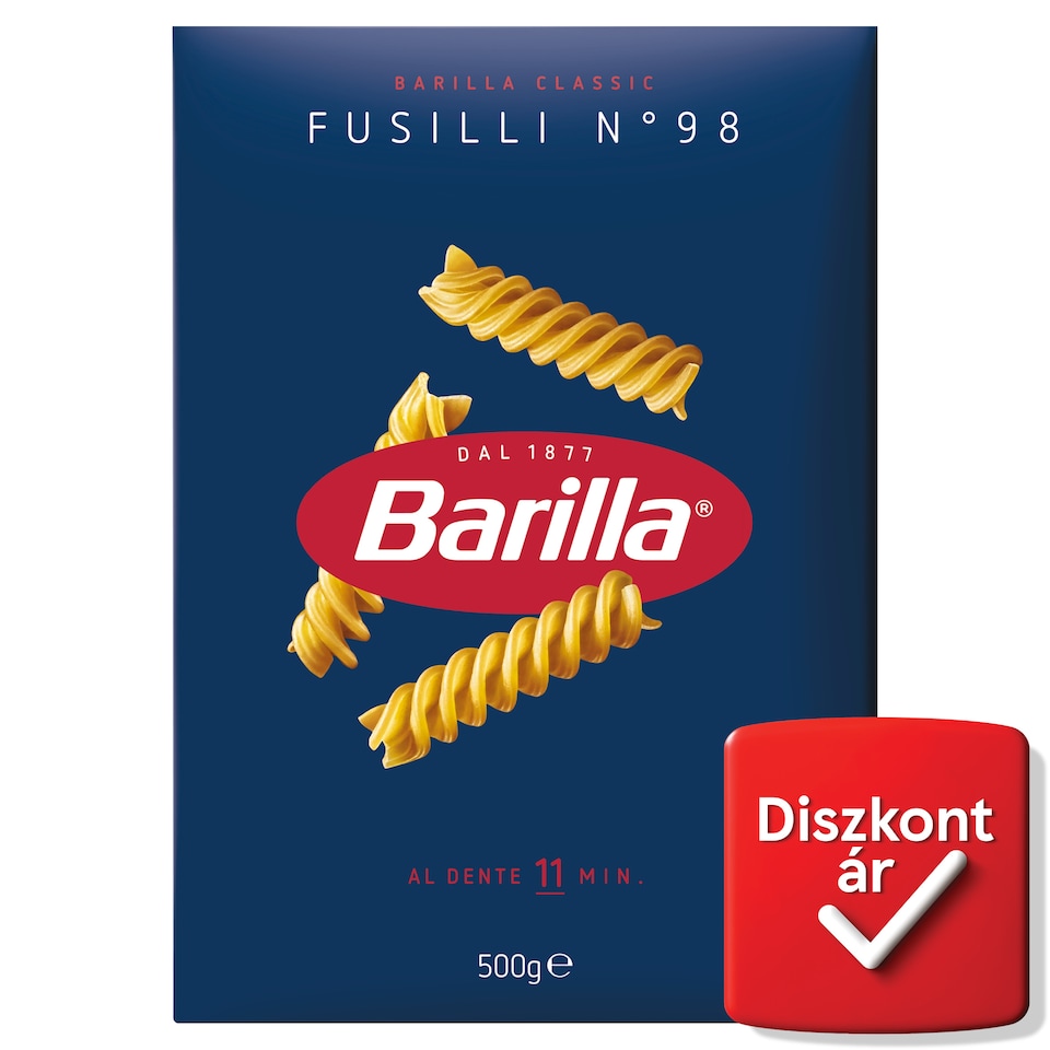 Barilla Fusilli apró durum száraztészta 500 g