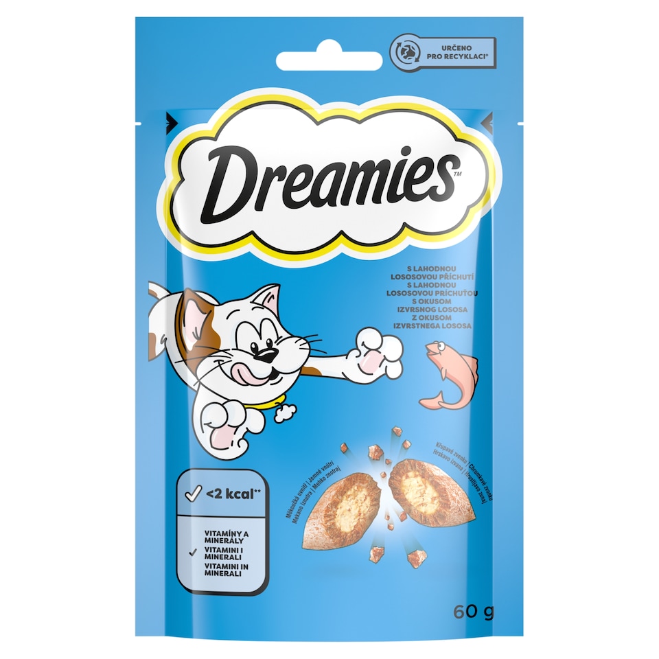 Dreamies S lahodnou lososovou příchutí 60g
