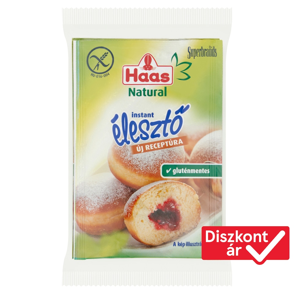 Haas Natural instant élesztő 3 x 7 g