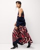 image 3 of F&F Hanky Hem Maxi Dress in Navy