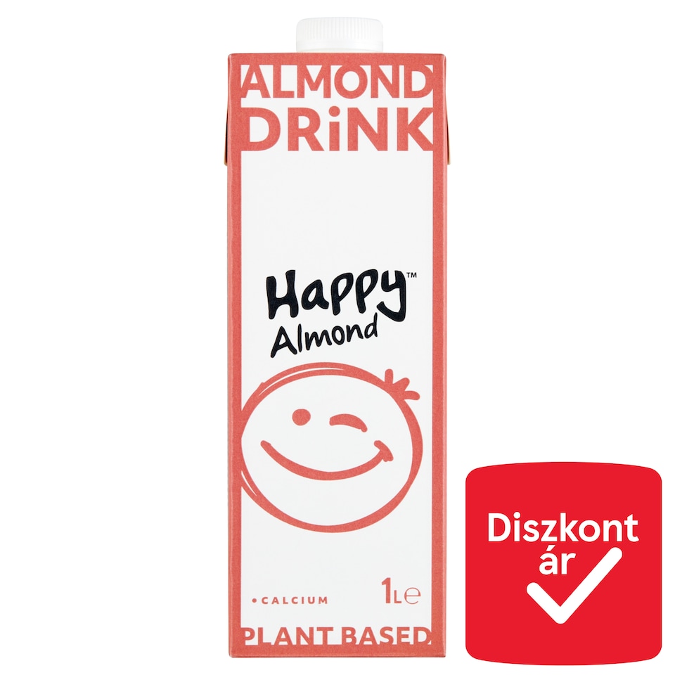 image 1 of Happy Almond UHT Almond Drink with Calcium 1 l