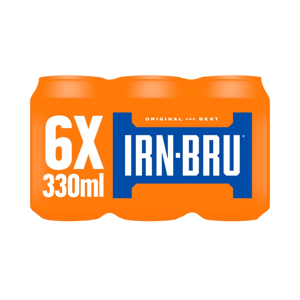 image 1 of IRN-BRU Soft Drink Cans 6 x 330ml