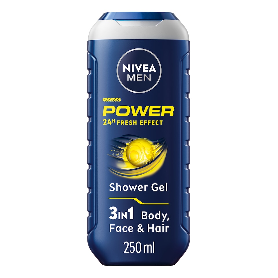 image 1 of Nivea Men Power Refreshing Shower Gel 250Ml