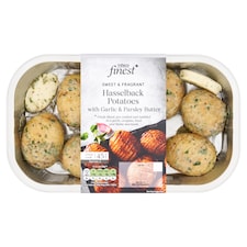 Tesco Finest Hasselback Potatoes Garlic Parsley Butter 450G