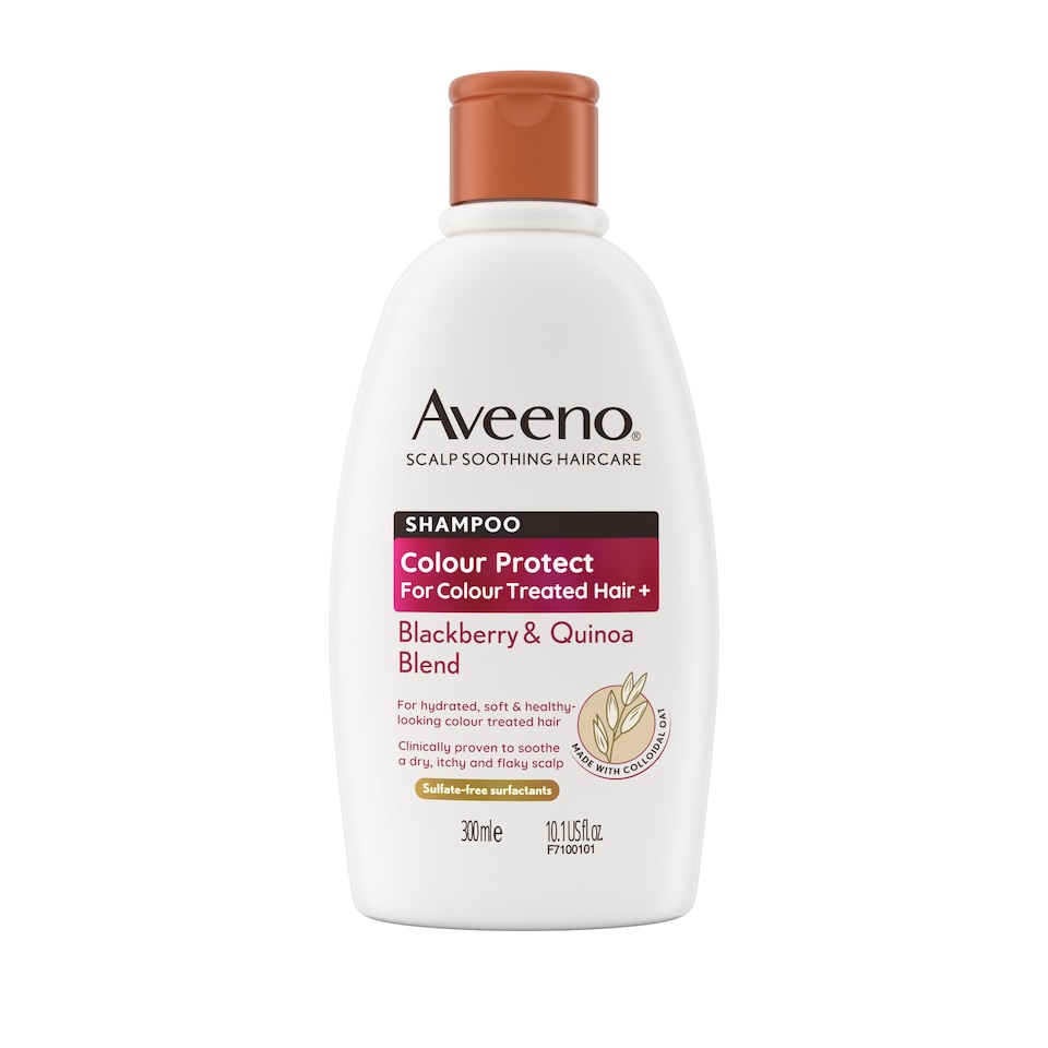 image 1 of Aveeno Blackberry & Quinoa Blend Shampoo 300Ml