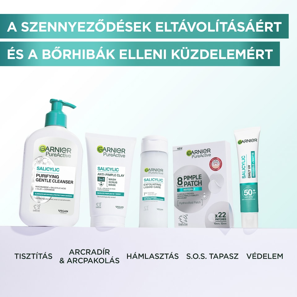 Garnier Pure Active pattanás tapasz BHA-val 22 db  1. kép