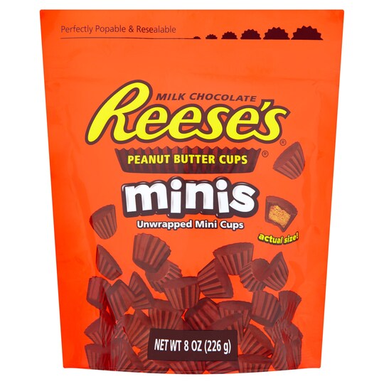 image 1 of REESES MINI PEANUT BUTTER CUPS BAG 226G