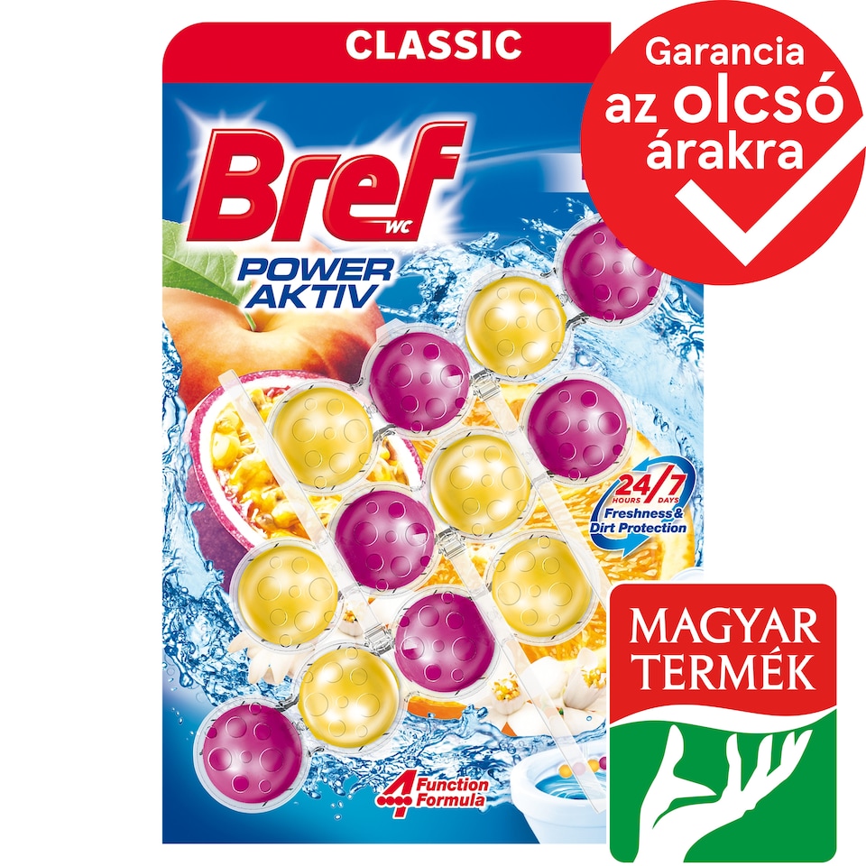 Bref Power Aktiv Fruitopia WC frissítő 3 x 50 g