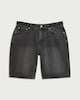 image 4 of RDA Pure Cotton Denim Shorts in Grey
