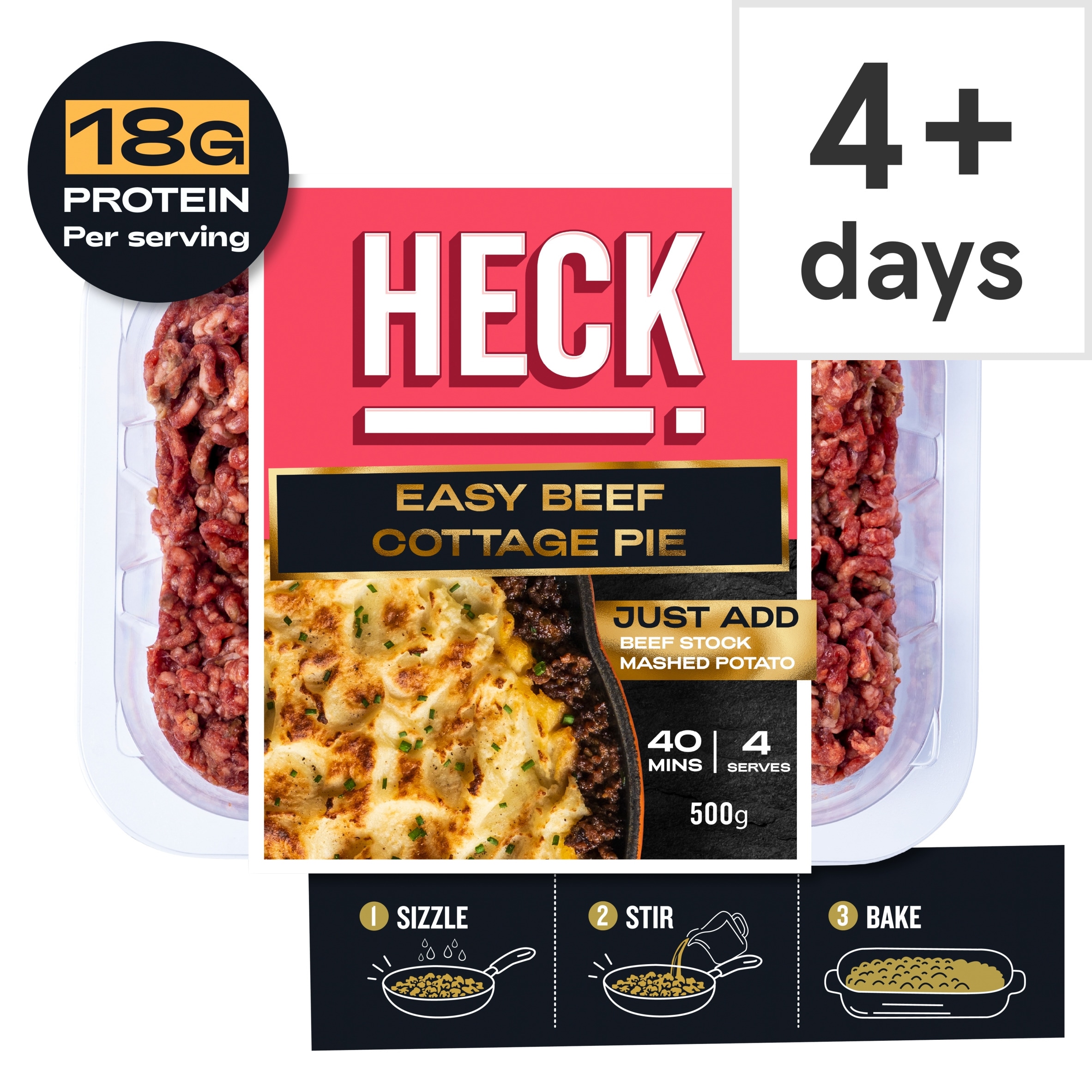 HECK! Easy Beef Cottage Pie Mince 500g