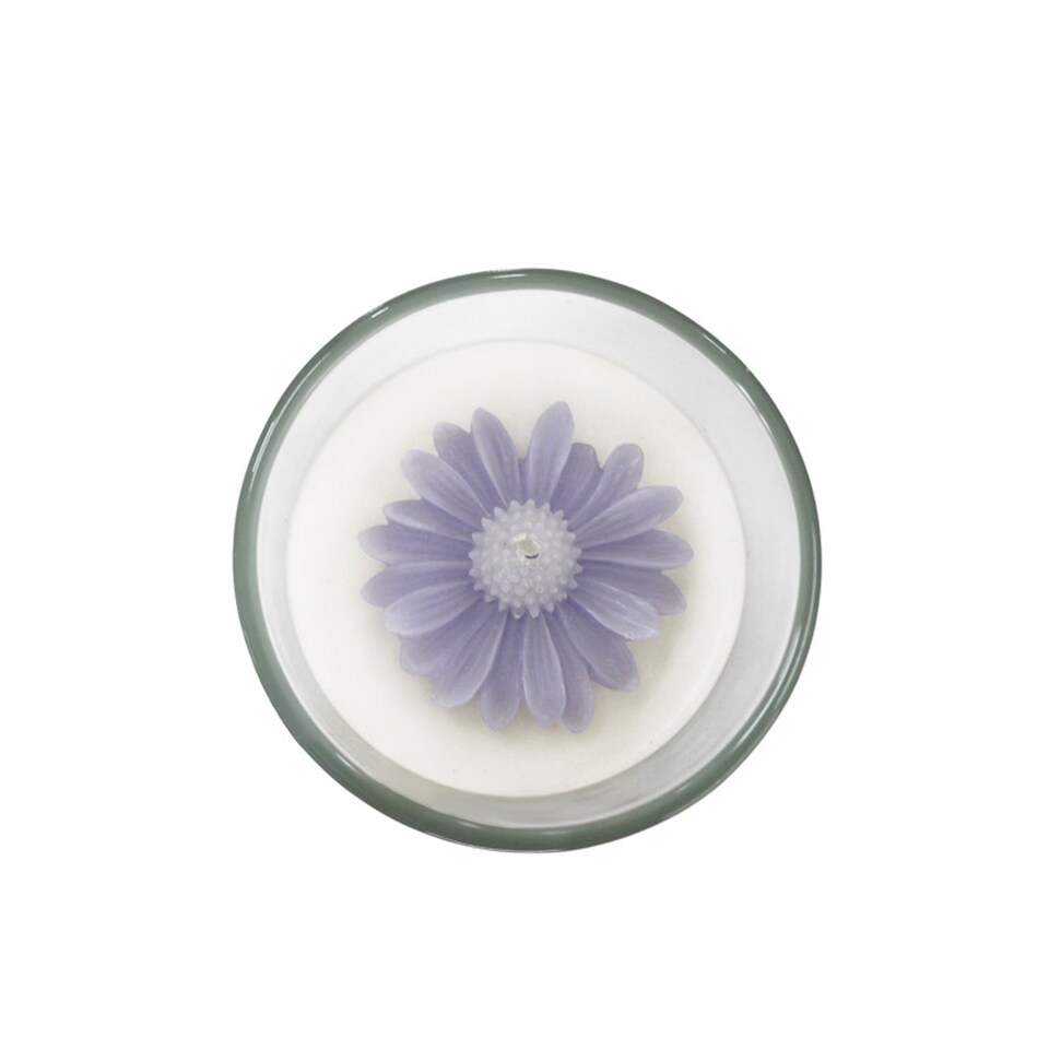 image 1 of F&F Home Sweet Pea Floral Wax Inclusion Candle 260g Assorted