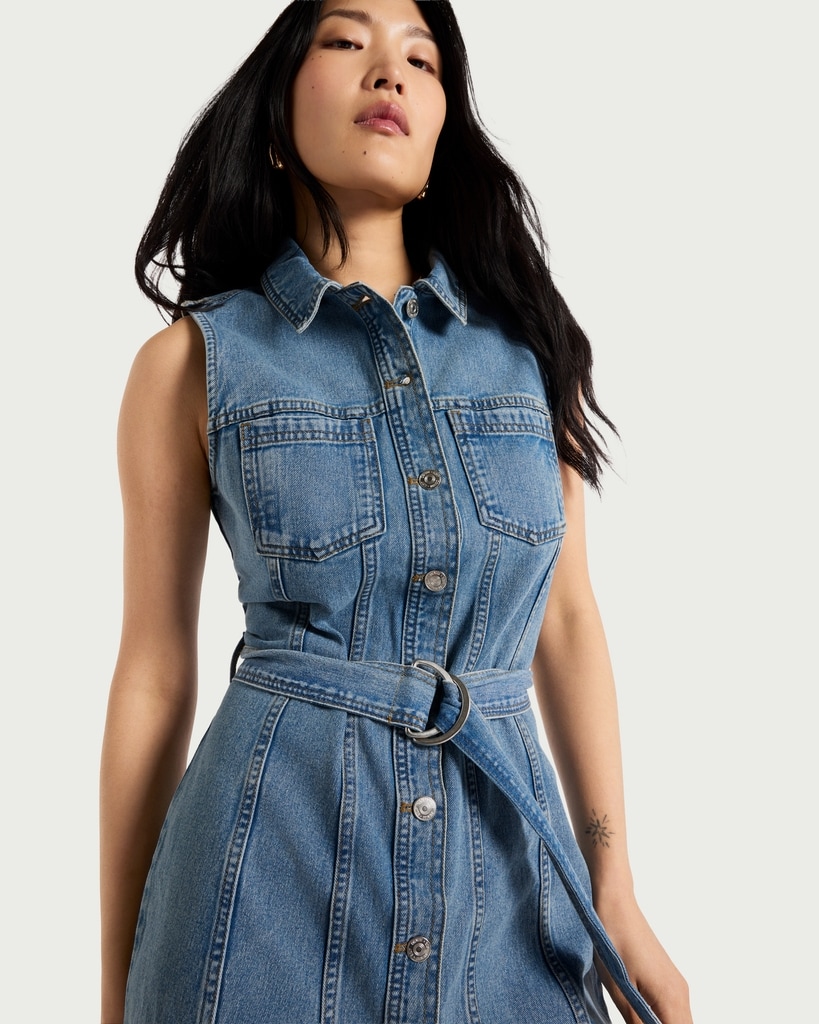 tesco denim dress Tesco Denim Dress