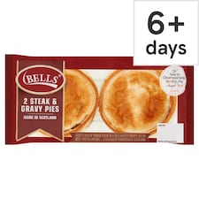 Bells 2 Steak & Gravy Pies 400g