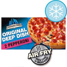 Chicago Town Deep Dish Pepperoni Pizzas 2 X 155G
