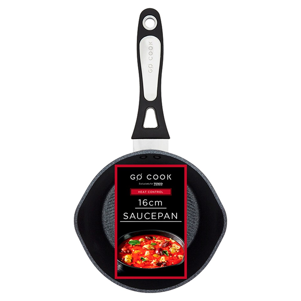 image 1 of Go Cook Heat Control Forged Saucepan 16Cm