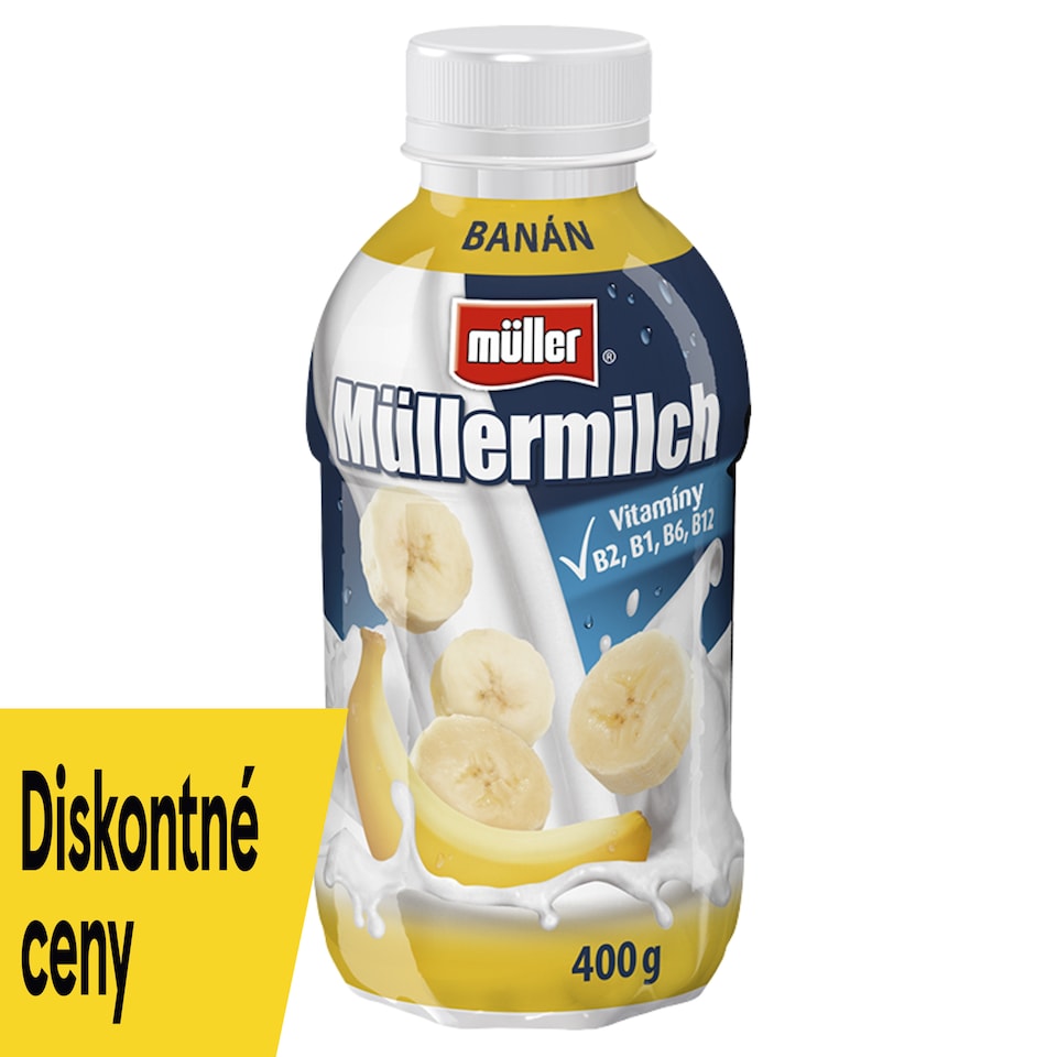 Müller Müllermilch Milk Drink with Banana Flavour 400 g