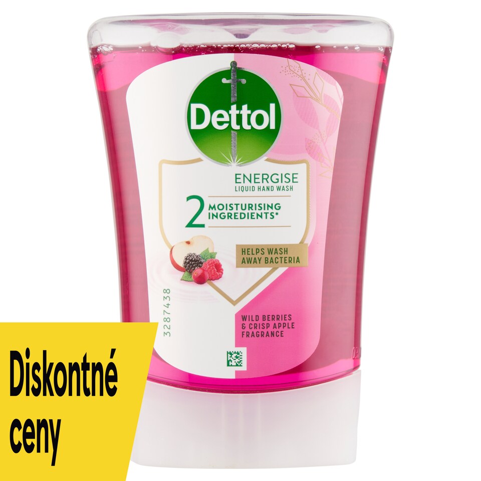 obrázok 1 z Dettol Tekuté mydlo náplň do bezdotykového dávkovača vôňa lesného ovocia 250 ml