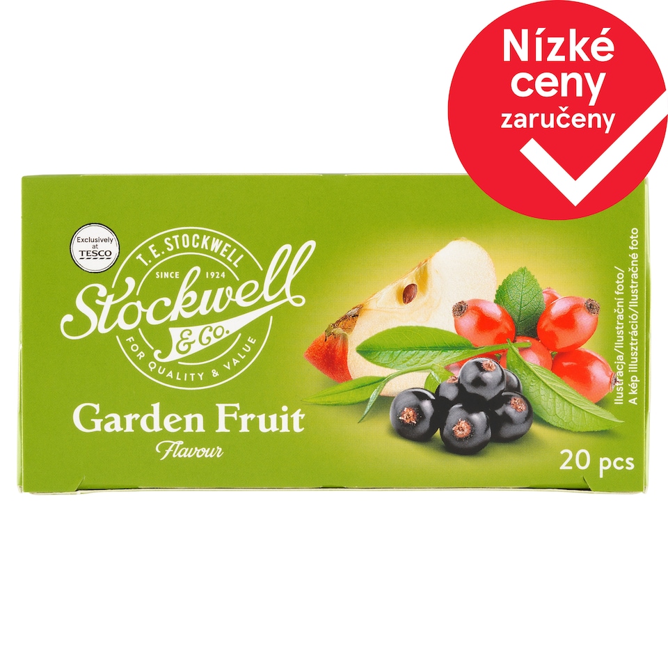 Stockwell & Co. Ovocný čaj s příchutí zahradního ovoce 20 x 2g (40g)