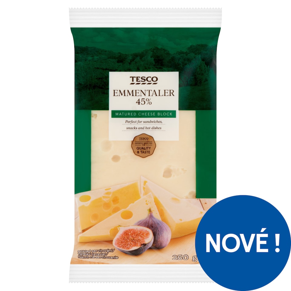 Tesco Emmentaler Matured Cheese Block 250g